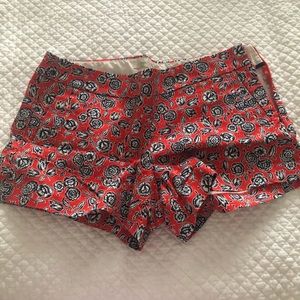 Jcrew side zip shorts